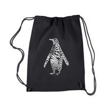 Load image into Gallery viewer, Penguin -  Drawstring Backpack