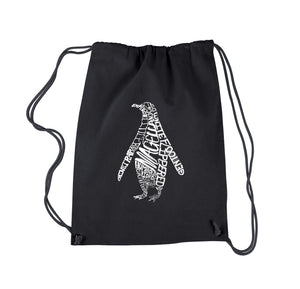Penguin -  Drawstring Backpack