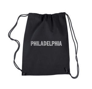 PHILADELPHIA NEIGHBORHOODS - Drawstring Backpack