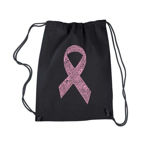 CREATED OUT OF 50 SLANG TERMS FOR BREASTS - Drawstring Backpack