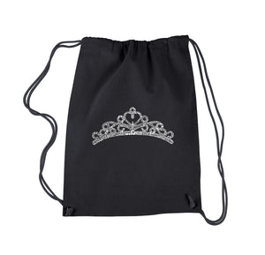 Princess Tiara -  Drawstring Backpack