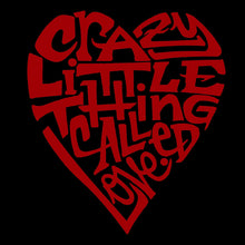 Load image into Gallery viewer, Crazy Little Thing Called Love - Large Word Art Tote Bag