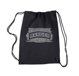 The US Ranger Creed - Drawstring Backpack
