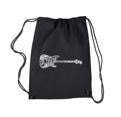 Rock Guitar -  Drawstring Backpack