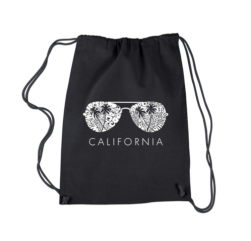 California Shades - Drawstring Backpack