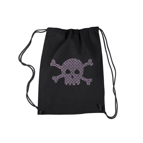 XOXO Skull  - Drawstring Backpack