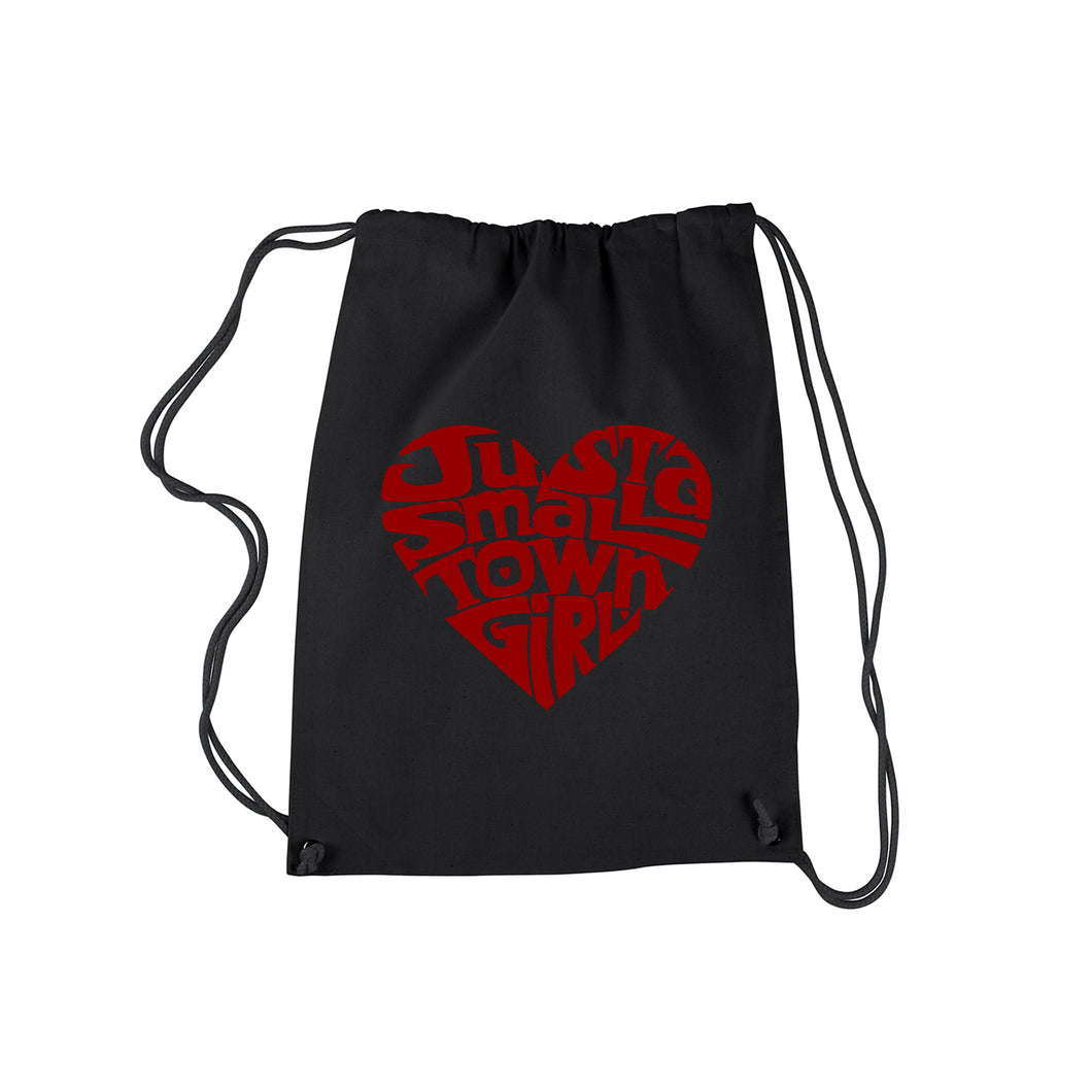 Just a Small Town Girl  - Drawstring Backpack