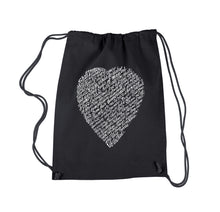 Load image into Gallery viewer, WILLIAM SHAKESPEARE&#39;S SONNET 18 - Drawstring Backpack