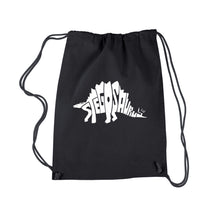 Load image into Gallery viewer, STEGOSAURUS - Drawstring Backpack