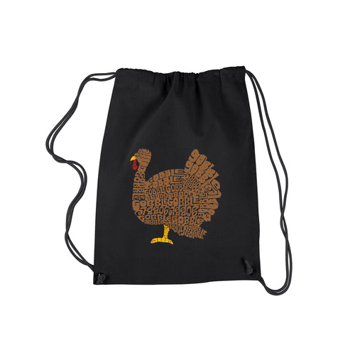 Thanksgiving - Drawstring Backpack