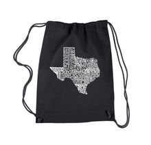 Load image into Gallery viewer, The Great State of Texas - Drawstring Backpack