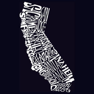 California State -  Boy's Word Art Long Sleeve