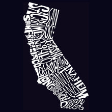 Load image into Gallery viewer, California State -  Men&#39;s Word Art Crewneck Sweatshirt