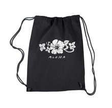 Load image into Gallery viewer, ALOHA - Drawstring Backpack