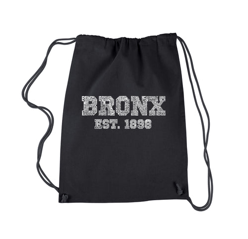 POPULAR NEIGHBORHOODS IN BRONX, NY - Drawstring Backpack