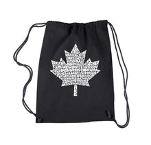 Load image into Gallery viewer, CANADIAN NATIONAL ANTHEM - Drawstring Backpack