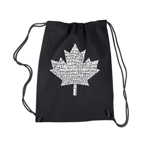CANADIAN NATIONAL ANTHEM - Drawstring Backpack