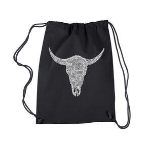 COUNTRY MUSIC'S ALL TIME HITS - Drawstring Backpack