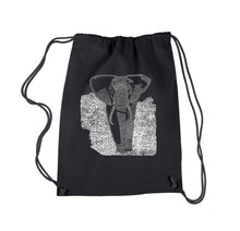 Load image into Gallery viewer, ELEPHANT - Drawstring Backpack