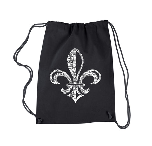 LYRICS TO WHEN THE SAINTS GO MARCHING IN - Drawstring Backpack