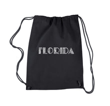 Load image into Gallery viewer, POPULAR CITIES IN FLORIDA - Drawstring Backpack