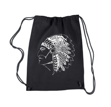 Load image into Gallery viewer, POPULAR NATIVE AMERICAN INDIAN TRIBES - Drawstring Backpack