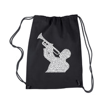Load image into Gallery viewer, ALL TIME JAZZ SONGS - Drawstring Backpack