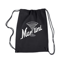 Load image into Gallery viewer, Martini - Drawstring Backpack