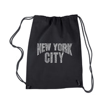 Load image into Gallery viewer, NYC NEIGHBORHOODS - Drawstring Backpack