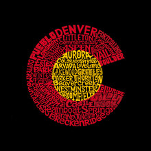 Load image into Gallery viewer, Colorado - Men&#39;s Word Art Hooded Sweatshirt