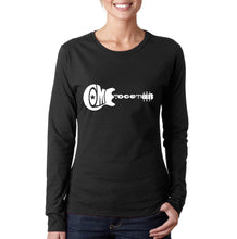 Load image into Gallery viewer, COME TOGETHER - Women&#39;s Word Art Long Sleeve T-Shirt