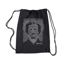 Load image into Gallery viewer, EDGAR ALLAN POE THE RAVEN - Drawstring Backpack