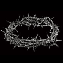 Load image into Gallery viewer, CROWN OF THORNS - Boy&#39;s Word Art Long Sleeve