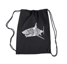Load image into Gallery viewer, SPECIES OF SHARK - Drawstring Backpack