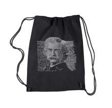 Load image into Gallery viewer, Mark Twain - Drawstring Backpack