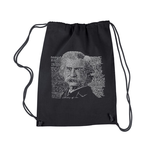 Mark Twain - Drawstring Backpack