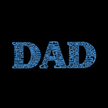 Load image into Gallery viewer, Dad - Men&#39;s Word Art Hooded Sweatshirt