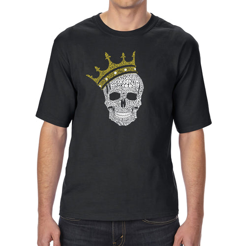 Brooklyn Crown  - Men's Tall and Long Word Art T-Shirt