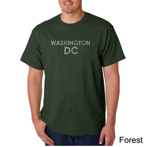 WASHINGTON DC NEIGHBORHOODS - Men's Word Art T-Shirt