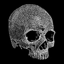 Load image into Gallery viewer, Dead Inside Skull - Women&#39;s Raglan Baseball Word Art T-Shirt