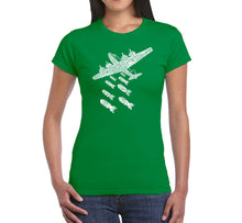 Load image into Gallery viewer, DROP BEATS NOT BOMBS - Women&#39;s Word Art T-Shirt