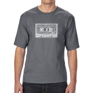 The 80's - Men's Tall Word Art T-Shirt