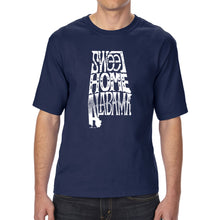 Load image into Gallery viewer, Sweet Home Alabama - Men&#39;s Tall Word Art T-Shirt