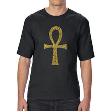 Load image into Gallery viewer, ANKH - Men&#39;s Tall Word Art T-Shirt