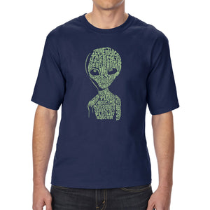 Alien - Men's Tall Word Art T-Shirt