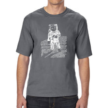 Load image into Gallery viewer, ASTRONAUT - Men&#39;s Tall Word Art T-Shirt