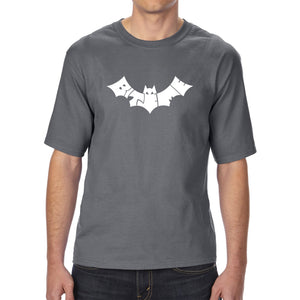BAT BITE ME - Men's Tall Word Art T-Shirt