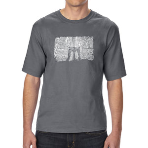 Brooklyn Bridge - Men's Tall Word Art T-Shirt