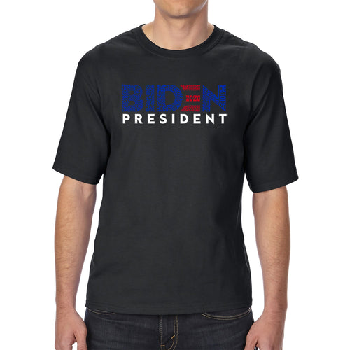 Biden 2020 - Men's Tall Word Art T-Shirt