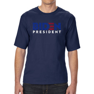 Biden 2020 - Men's Tall Word Art T-Shirt